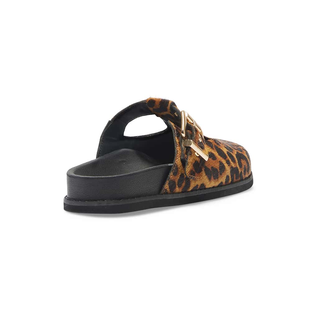 Farah Flat in Animal Leather