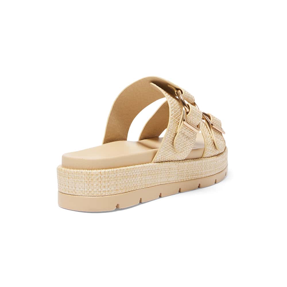 Fiction Slide in Natural Raffia