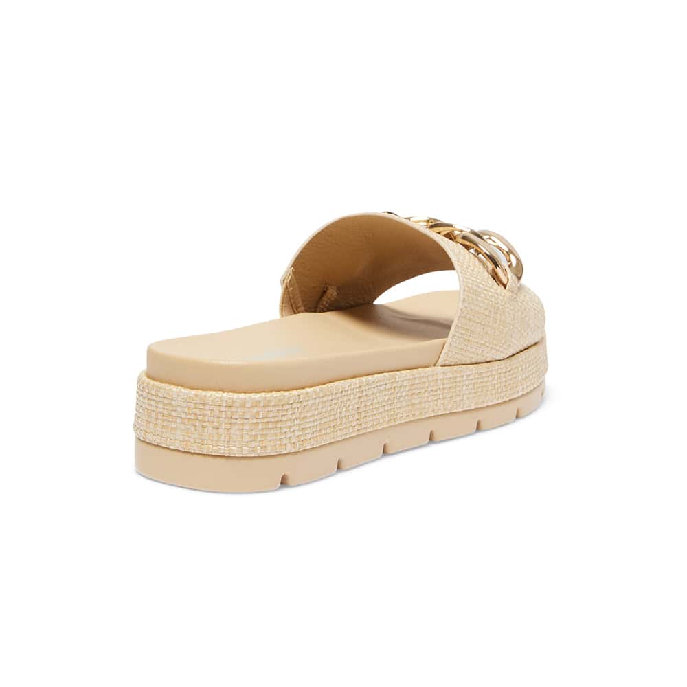 Fiona Slide in Natural Raffia