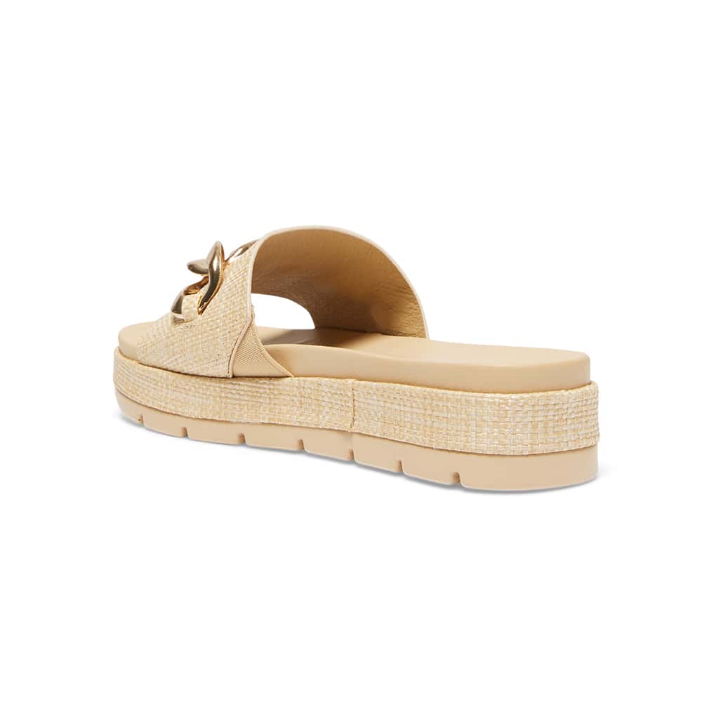 Fiona Slide in Natural Raffia