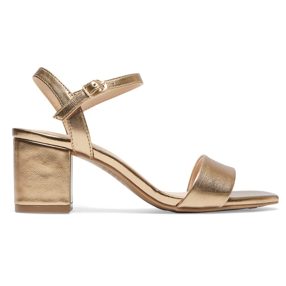 Heather Heel in Bronze Leather