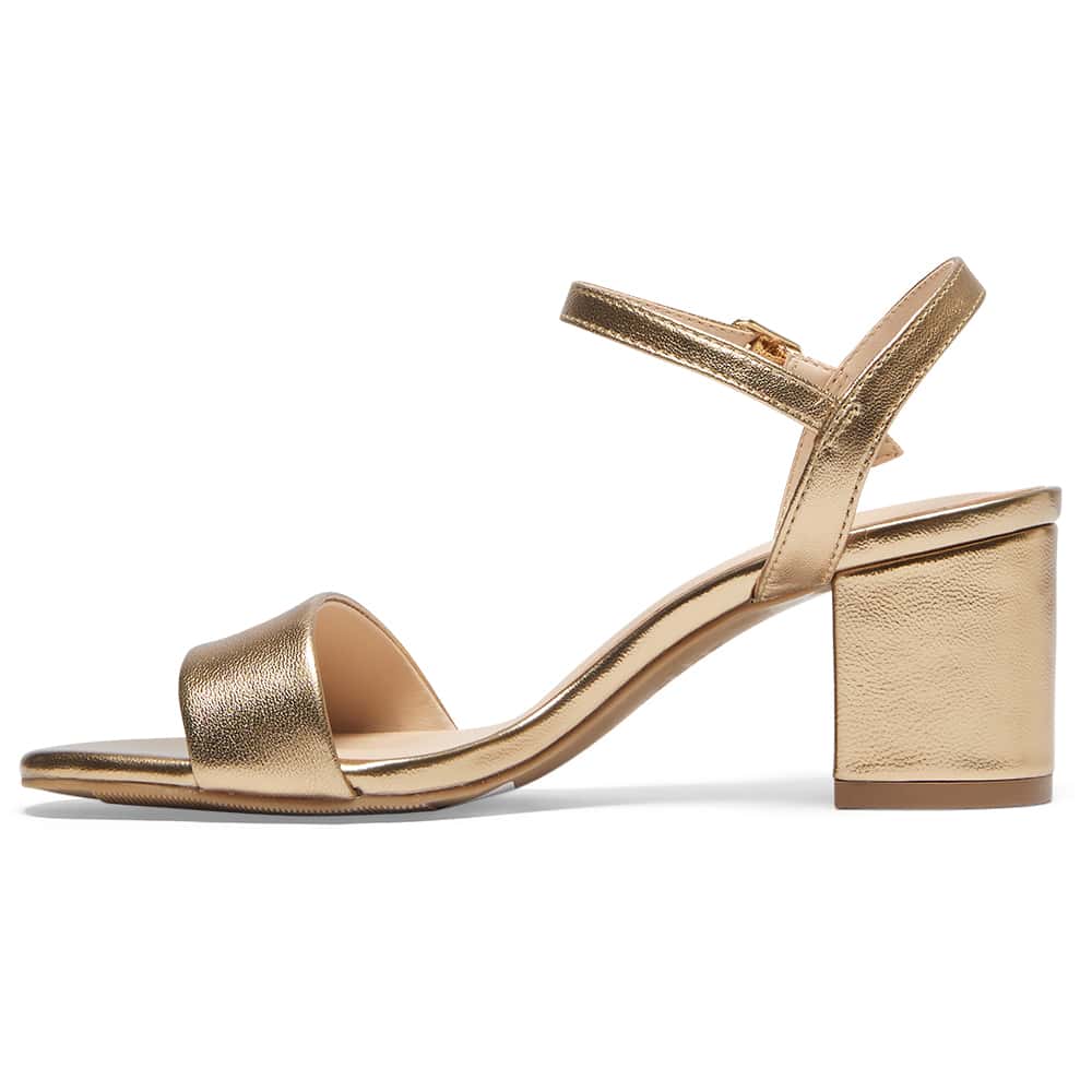 Heather Heel in Bronze Leather