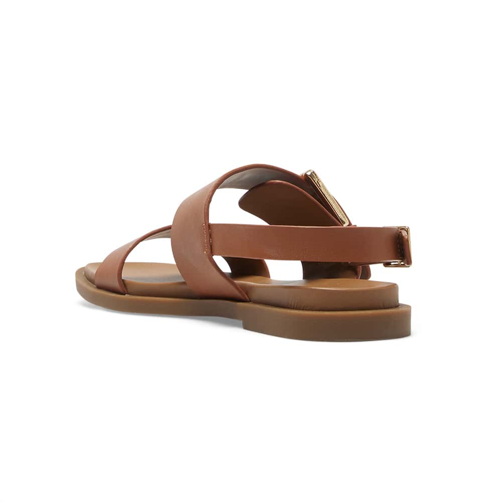 Meadow Sandal in Tan Leather