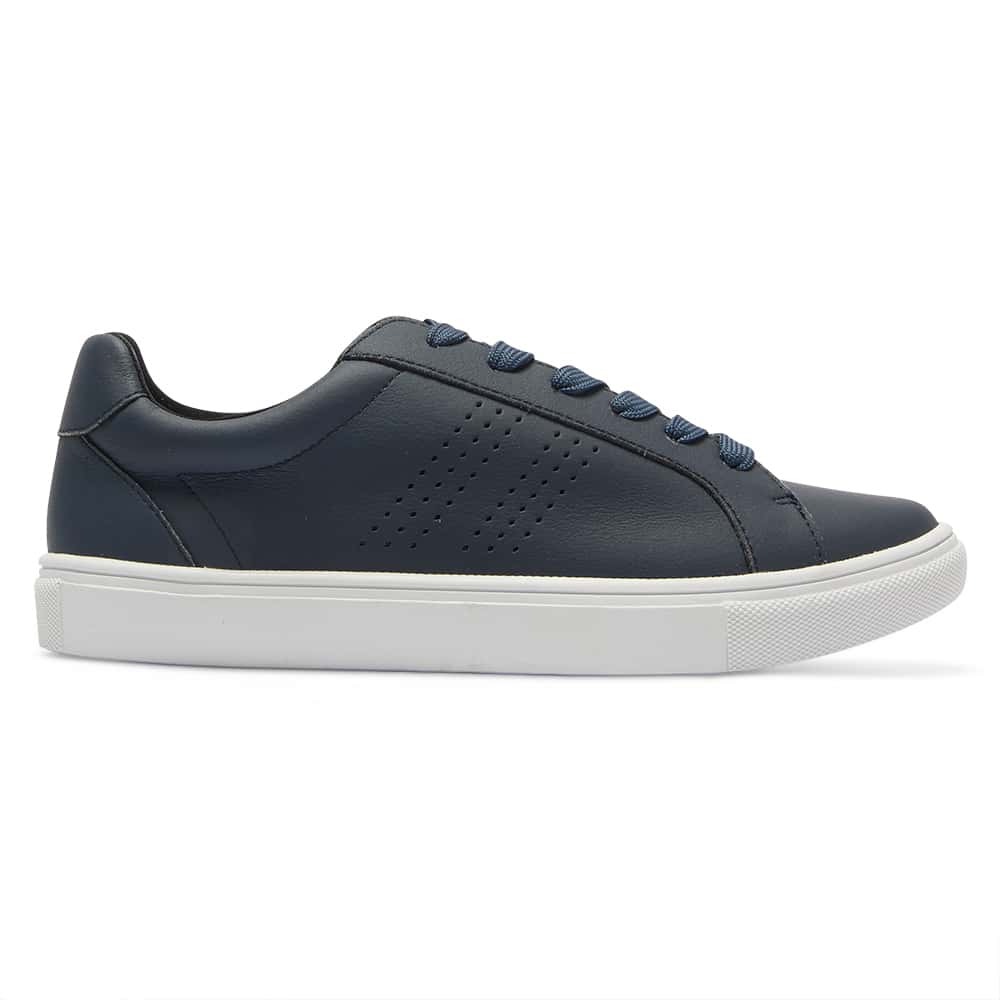 Shazam Sneaker in Navy Leather