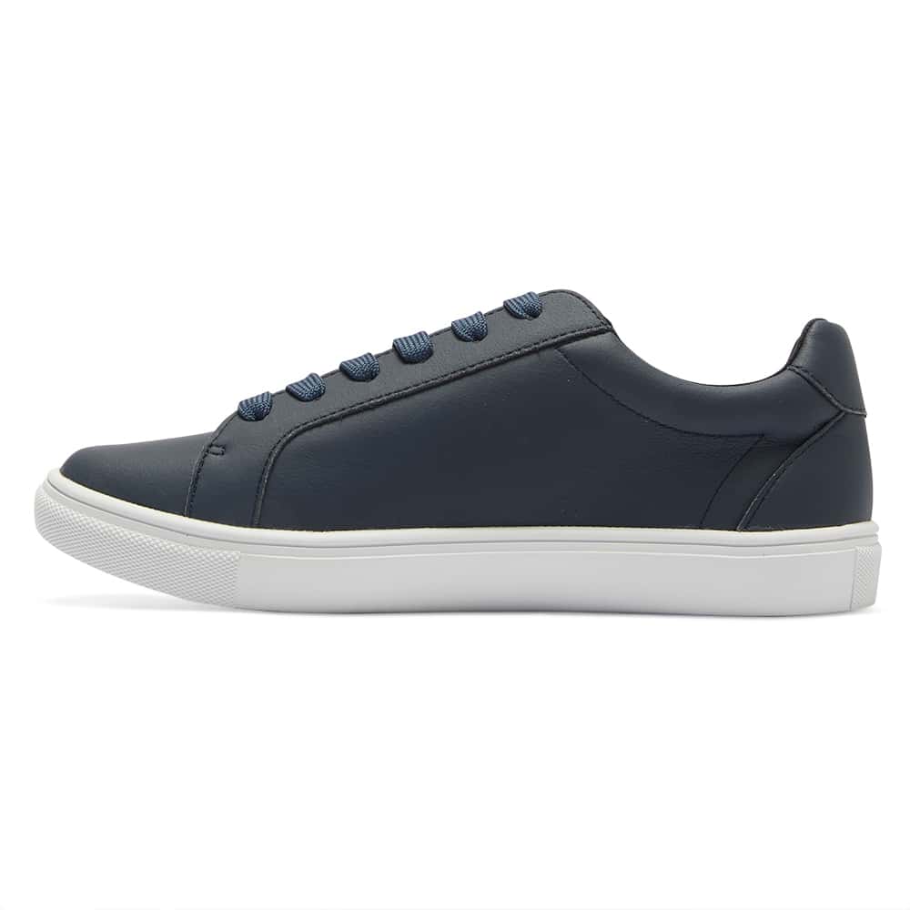 Shazam Sneaker in Navy Leather