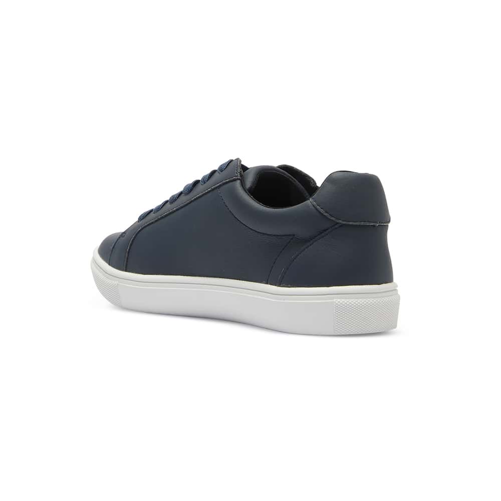 Shazam Sneaker in Navy Leather