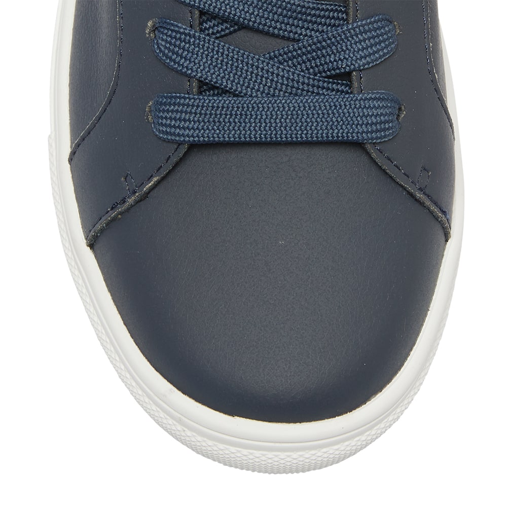 Shazam Sneaker in Navy Leather