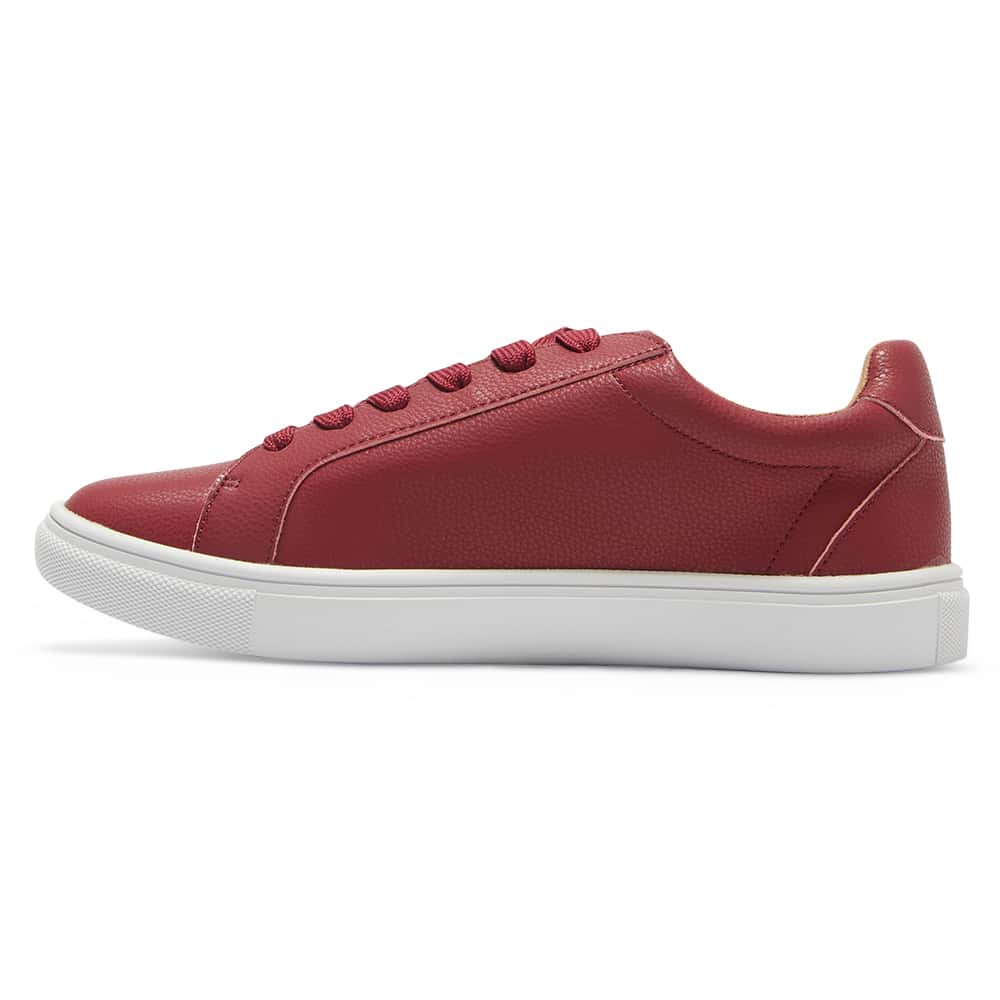 Shazam Sneaker in Red Leather