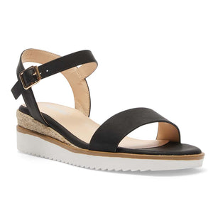 Sandler Verona Wedge in Black Smooth