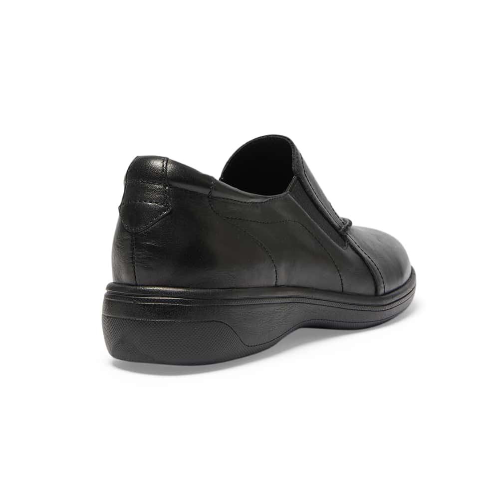 Lennon Loafer in Black Leather