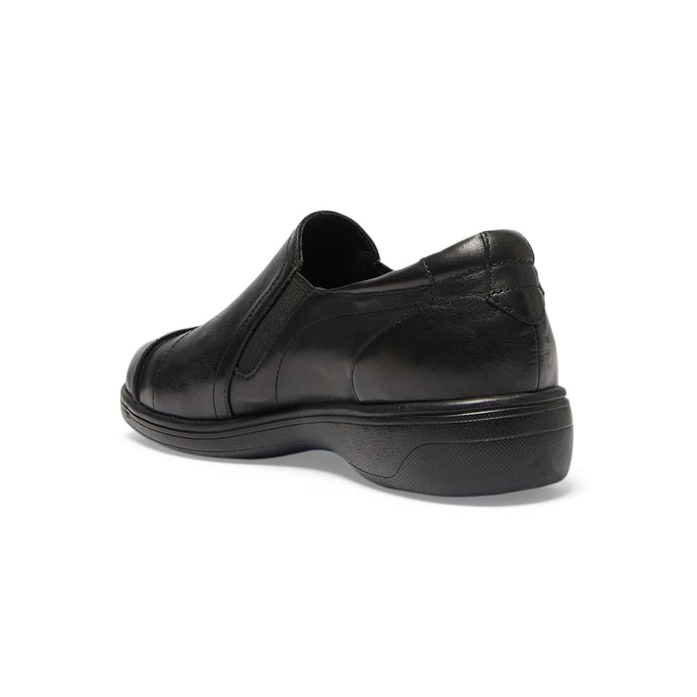 Lennon Loafer in Black Leather