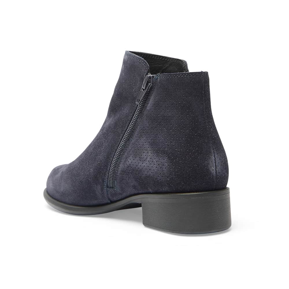 Lorenzo Boot in Navy Suede