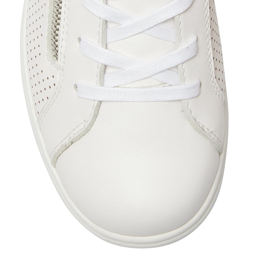 Normandy Sneaker in White Leather