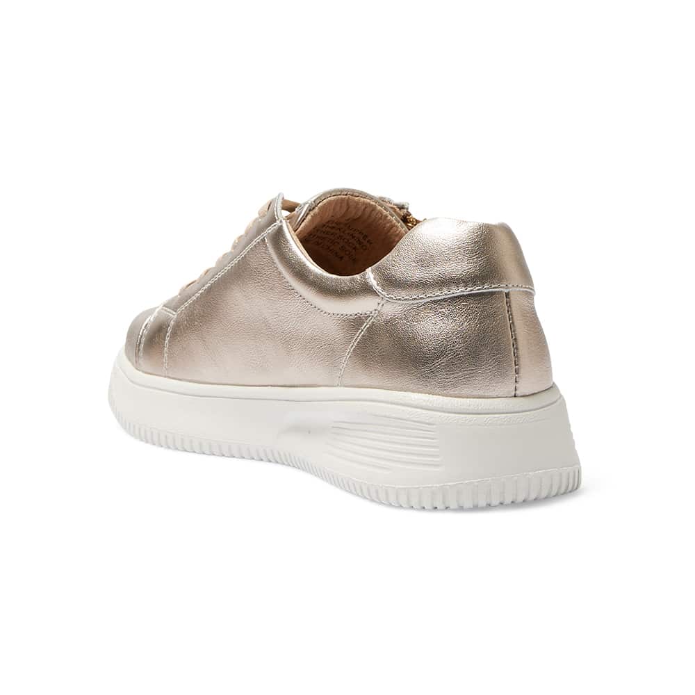 Novella Sneaker in Pewter Leather