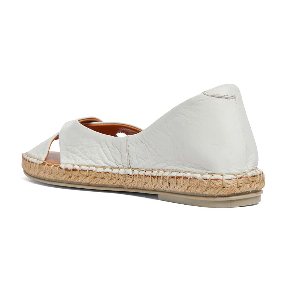 Kala Sandal in White Leather