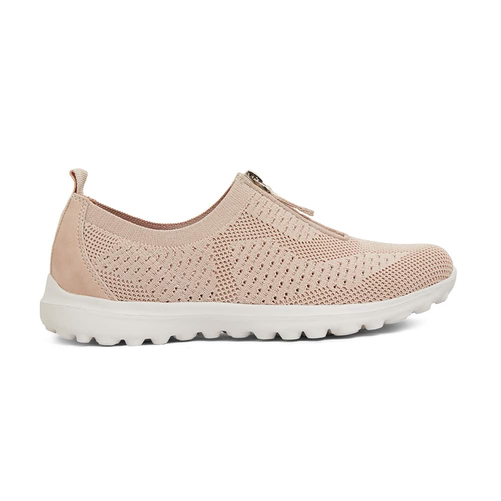 Oberon Sneaker in Blush Stretch