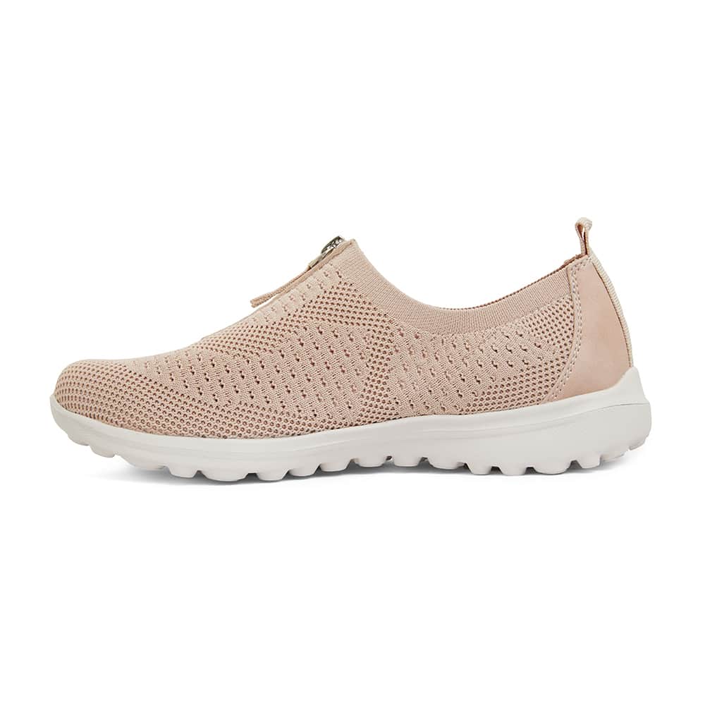 Oberon Sneaker in Blush Stretch