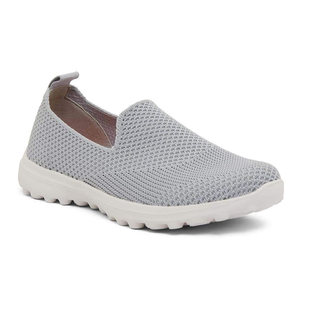 Peak Sneaker in Light Grey Stretch | Active Flex | Shoe HQ