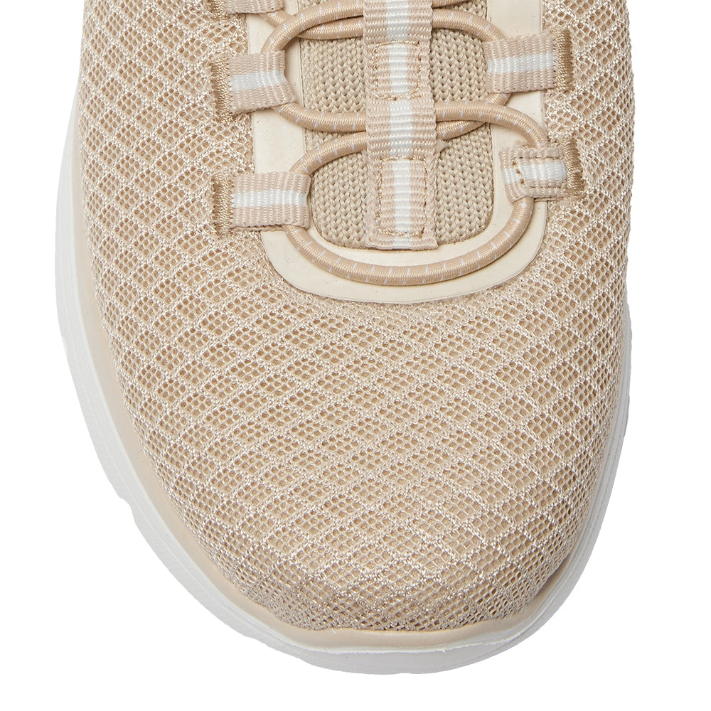 Quest Flat in Beige Knit