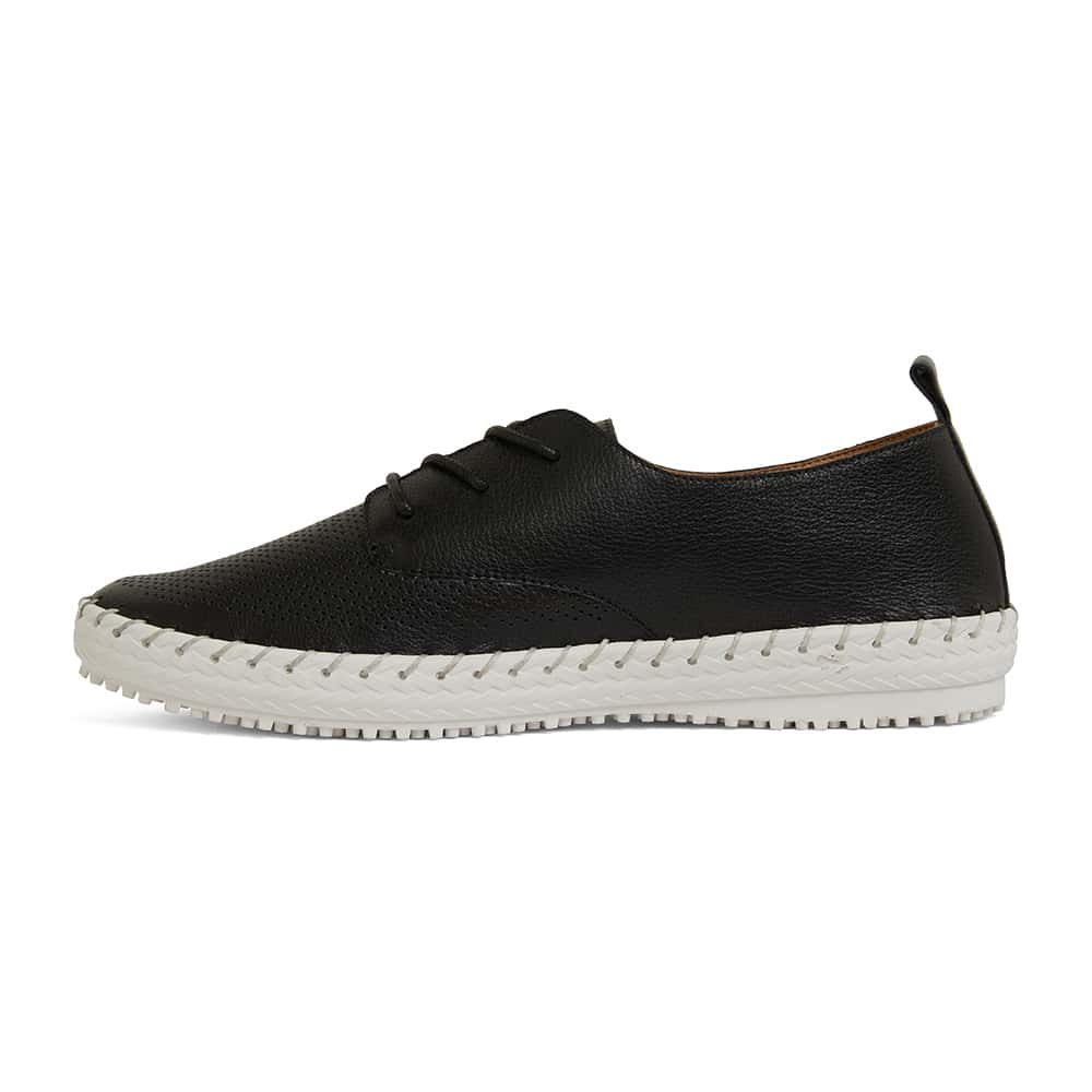 Ripley Sneaker in Black Leather