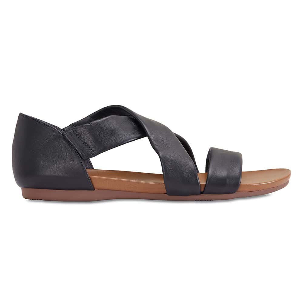 Abel Sandal in Black Leather