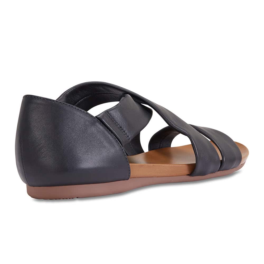 Abel Sandal in Black Leather