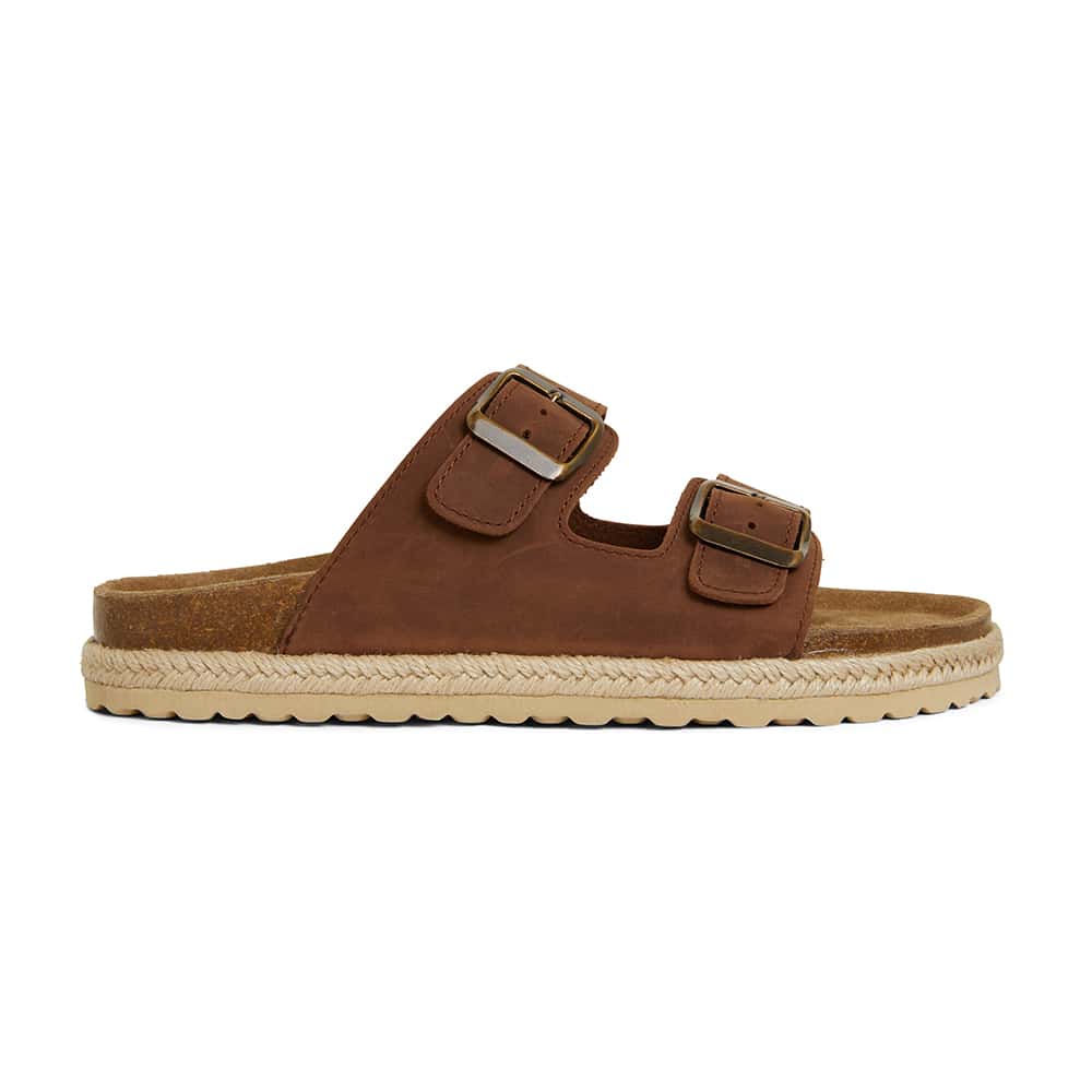 Crete Slide in Brown Nubuck | Easy Steps | Shoe HQ