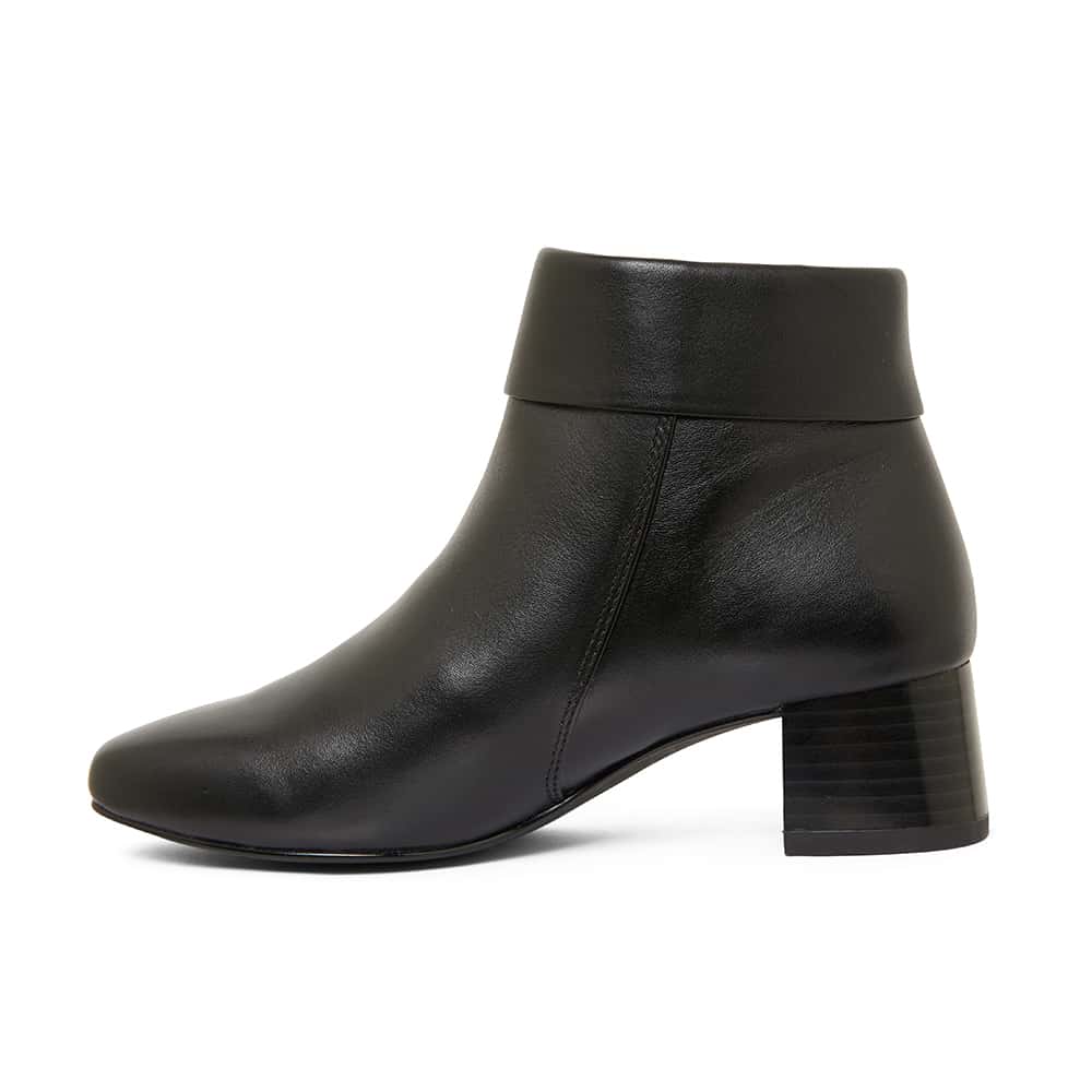 Edward Boot in Black Leather | Easy Steps | Shoe HQ