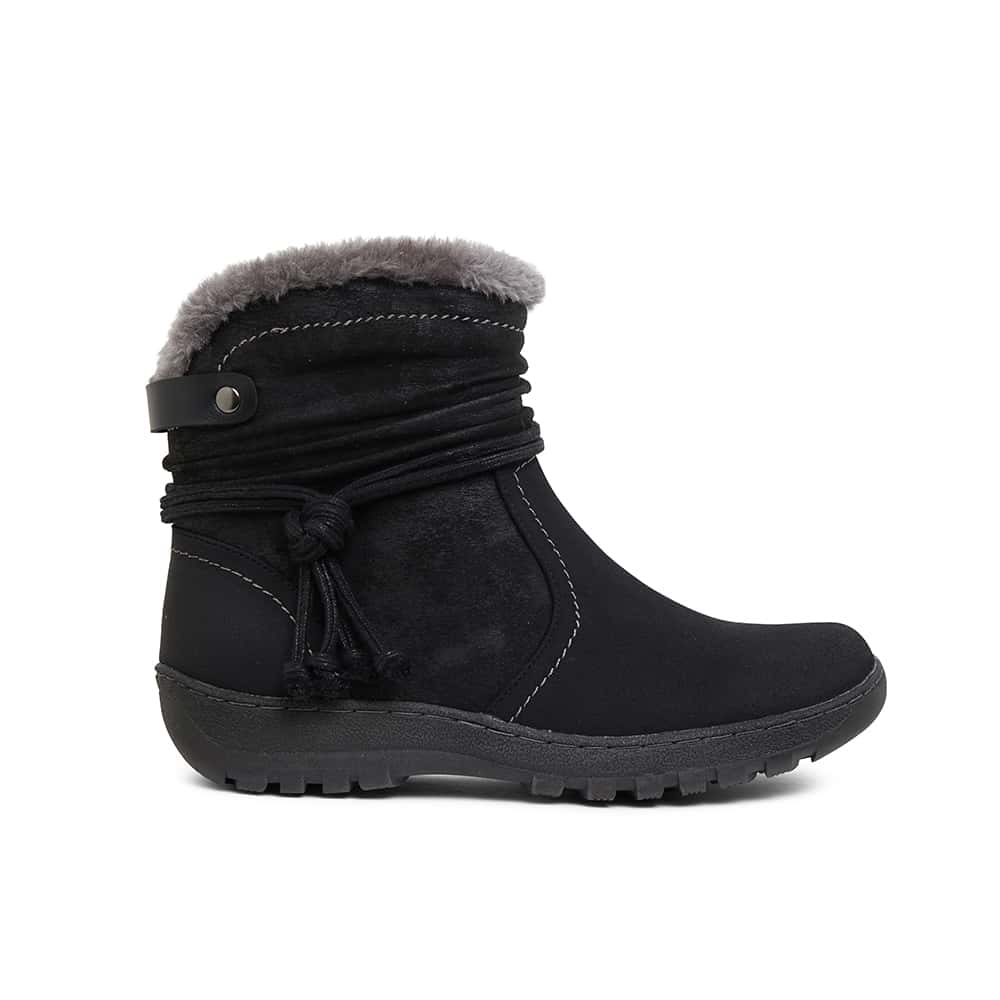 Eskimo Boot in Black Smooth | Easy Steps | Shoe HQ