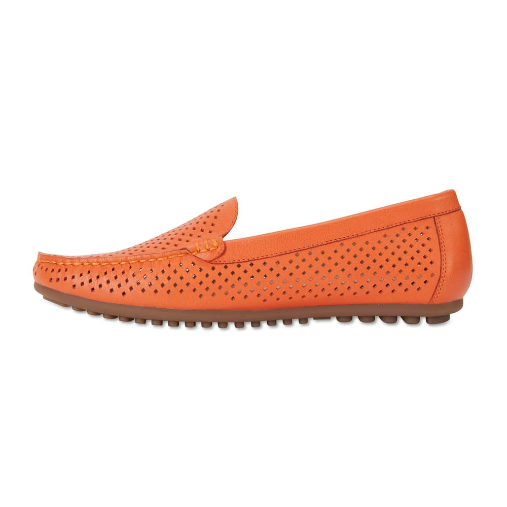 Gabriel Loafer in Orange Leather