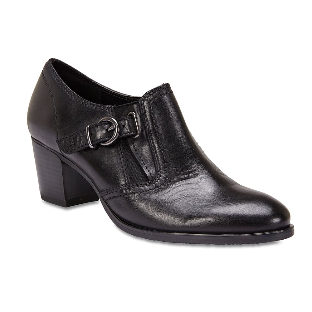 Irene Boot in Black Leather | Easy Steps | Shoe HQ
