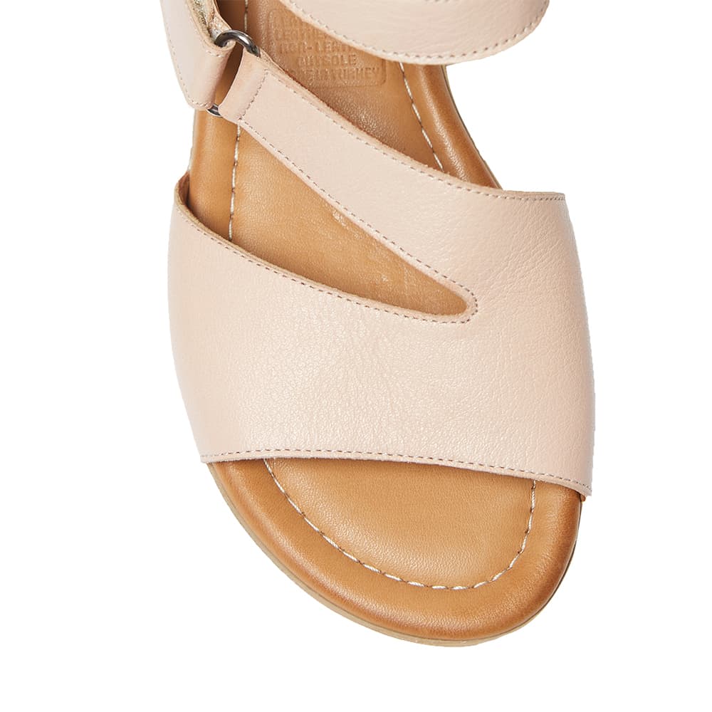 Kenya Sandal in Blush Leather