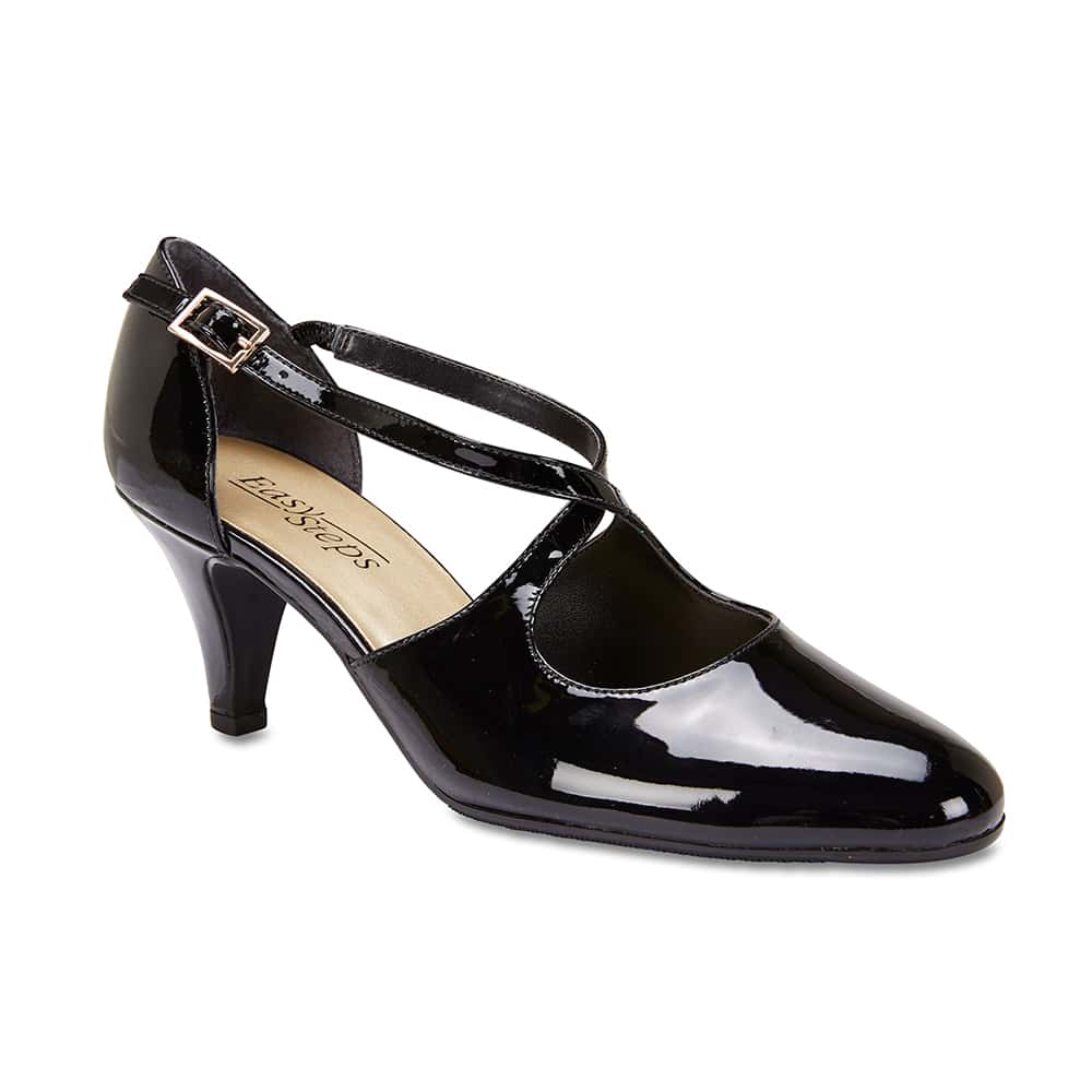 Easy Steps | Melody Heel in Black Patent