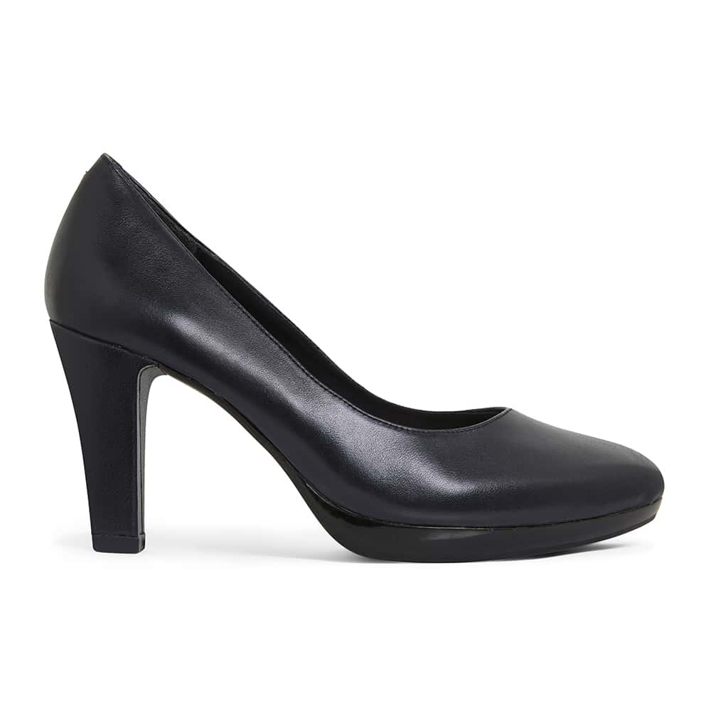 Opera Heel in Black Leather | Easy Steps | Shoe HQ
