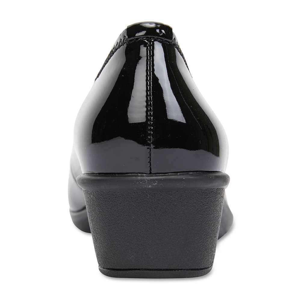 Prism Heel in Black Patent