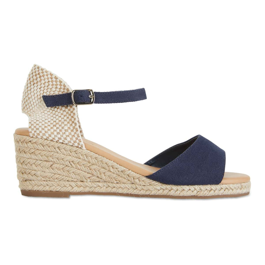 Easy Steps | Safari Espadrille in Navy Fabric