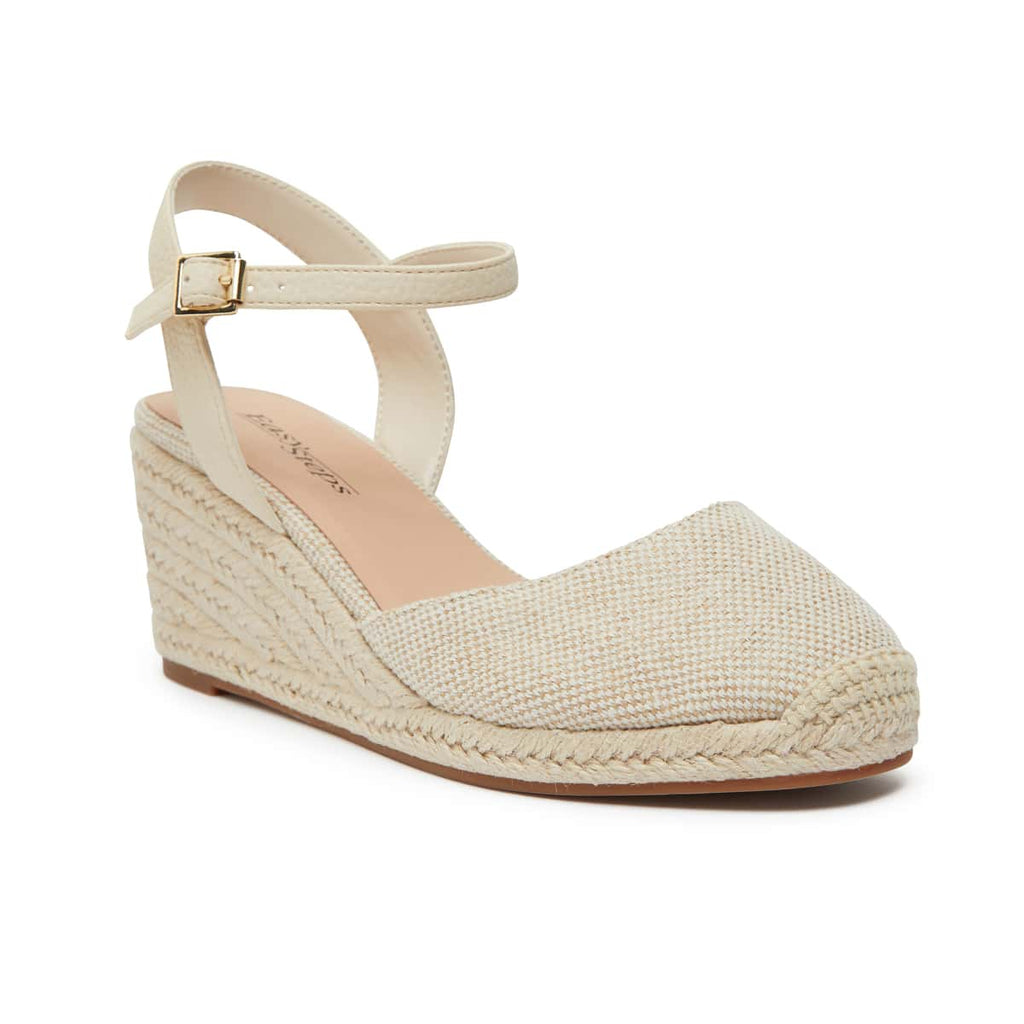 Santos Espadrille in Natural Fabric | Easy Steps | Shoe HQ