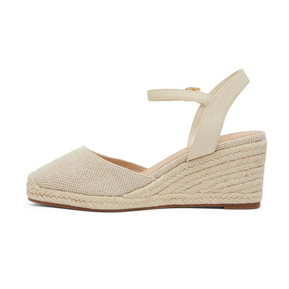 Santos Wedge in Natural Fabric