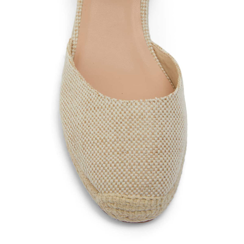 Santos Wedge in Natural Fabric