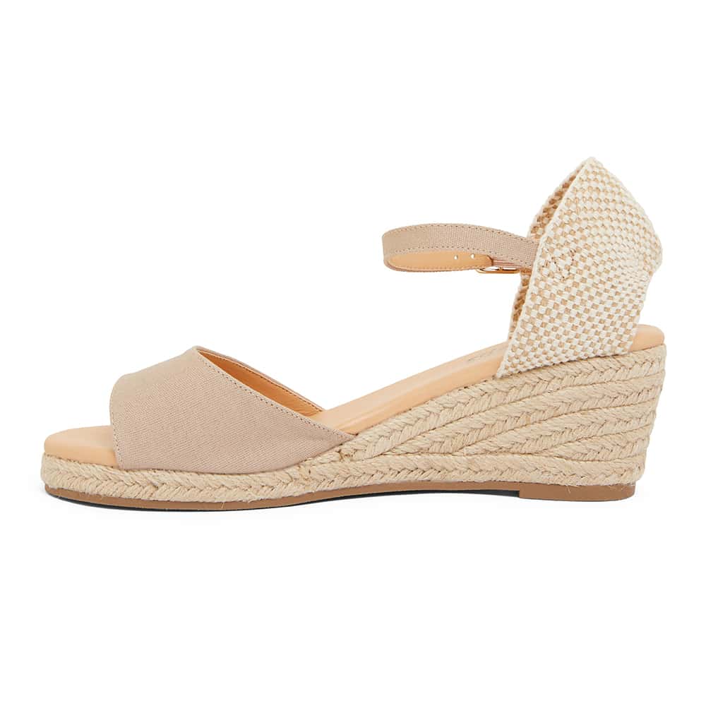 Easy Steps | Scout Espadrille in Natural Fabric