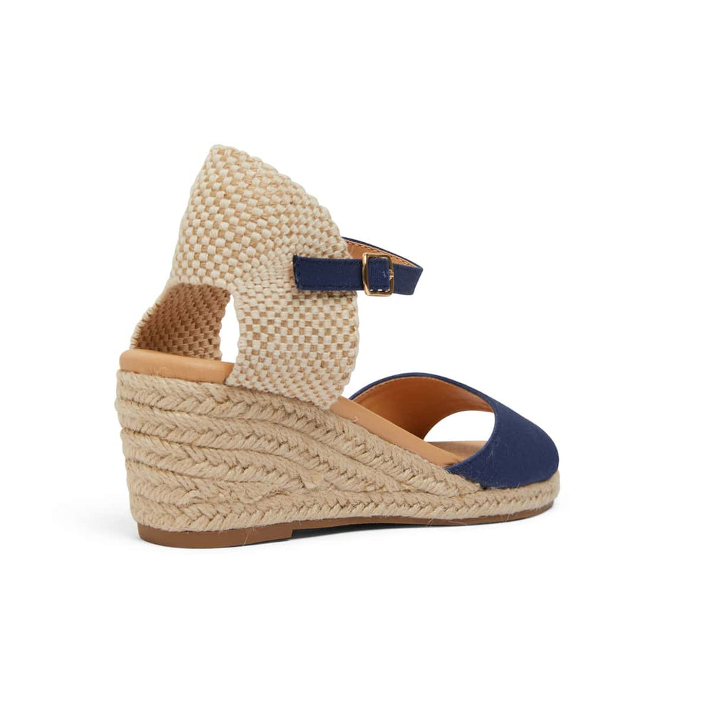 Scout Espadrille in Navy Fabric