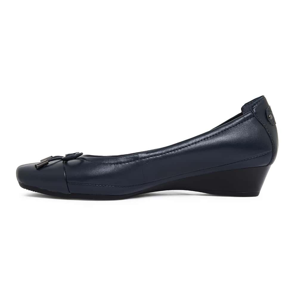 Shannon Heel in Navy Leather