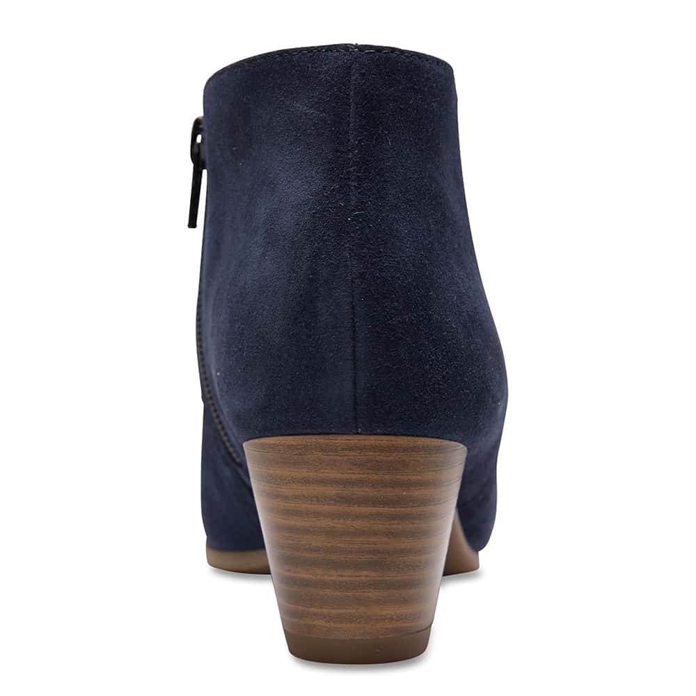 Tasman Boot in Navy Suede