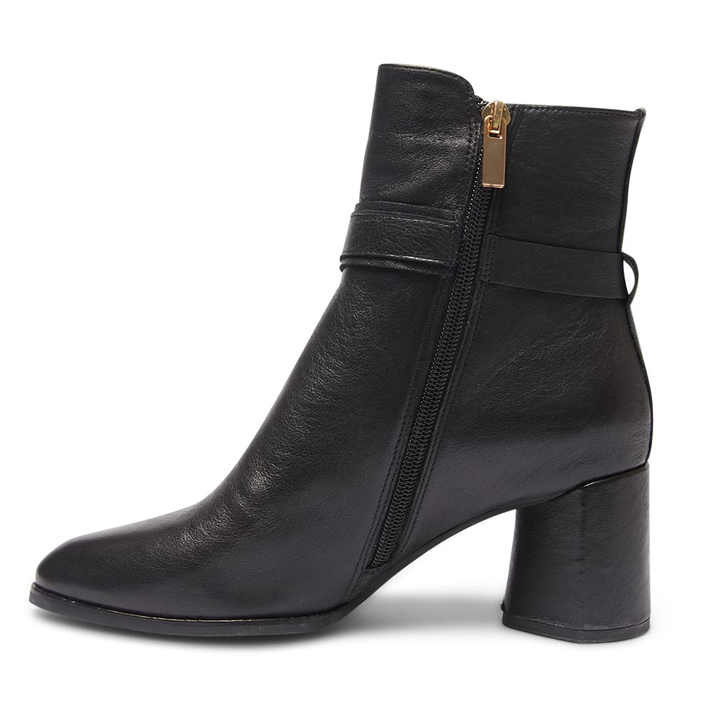 Candy Boot in Black Leather | Jane Debster | Shoe HQ