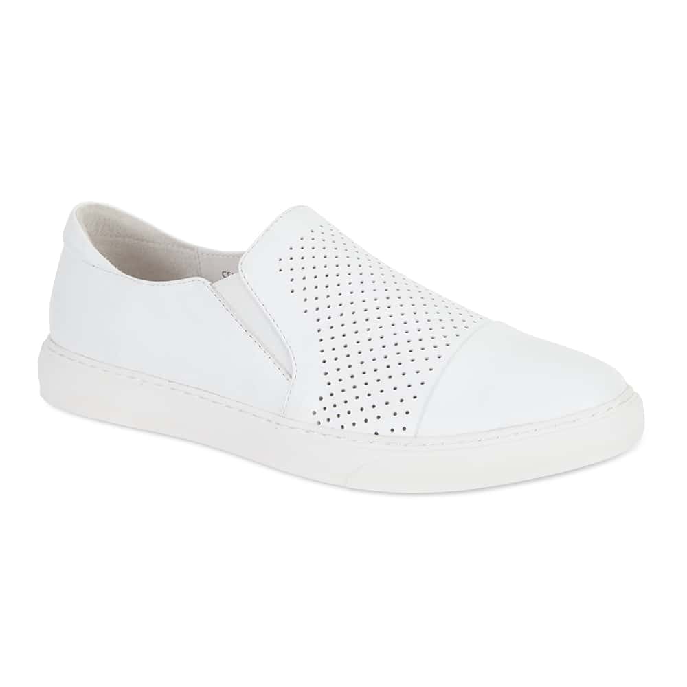 Jane Debster | Celina Sneaker in White Leather