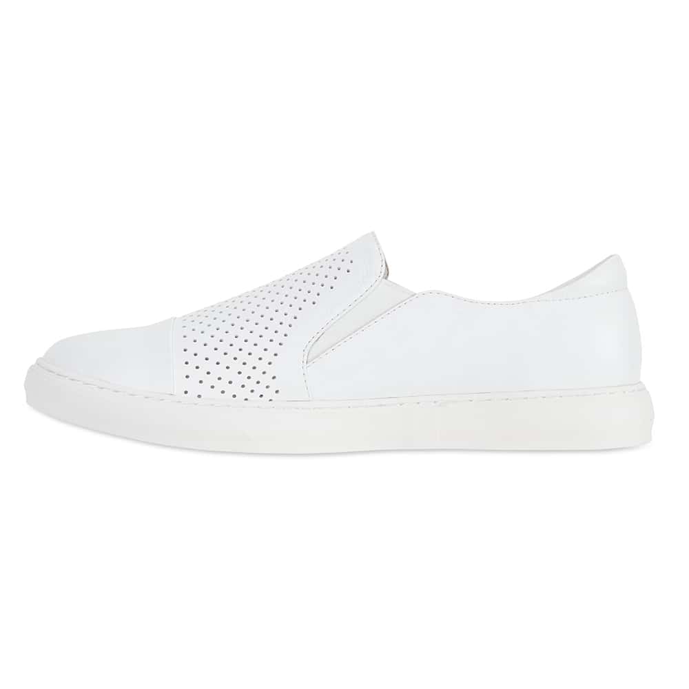 Jane Debster | Celina Sneaker in White Leather