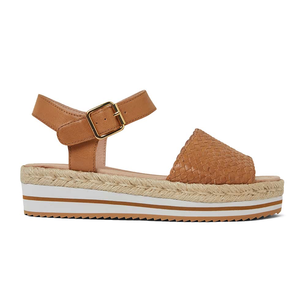 Debbie Sandal in Tan Leather | Jane Debster | Shoe HQ