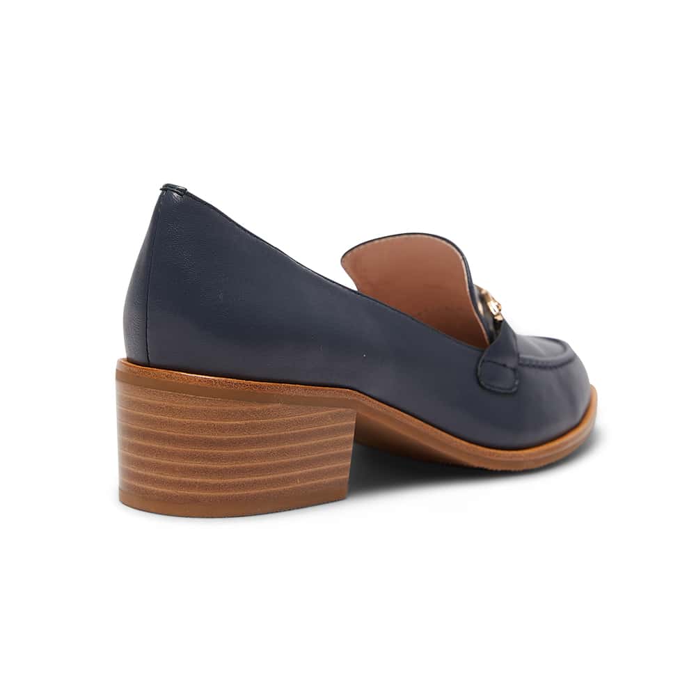 Elena Loafer in Navy Leather
