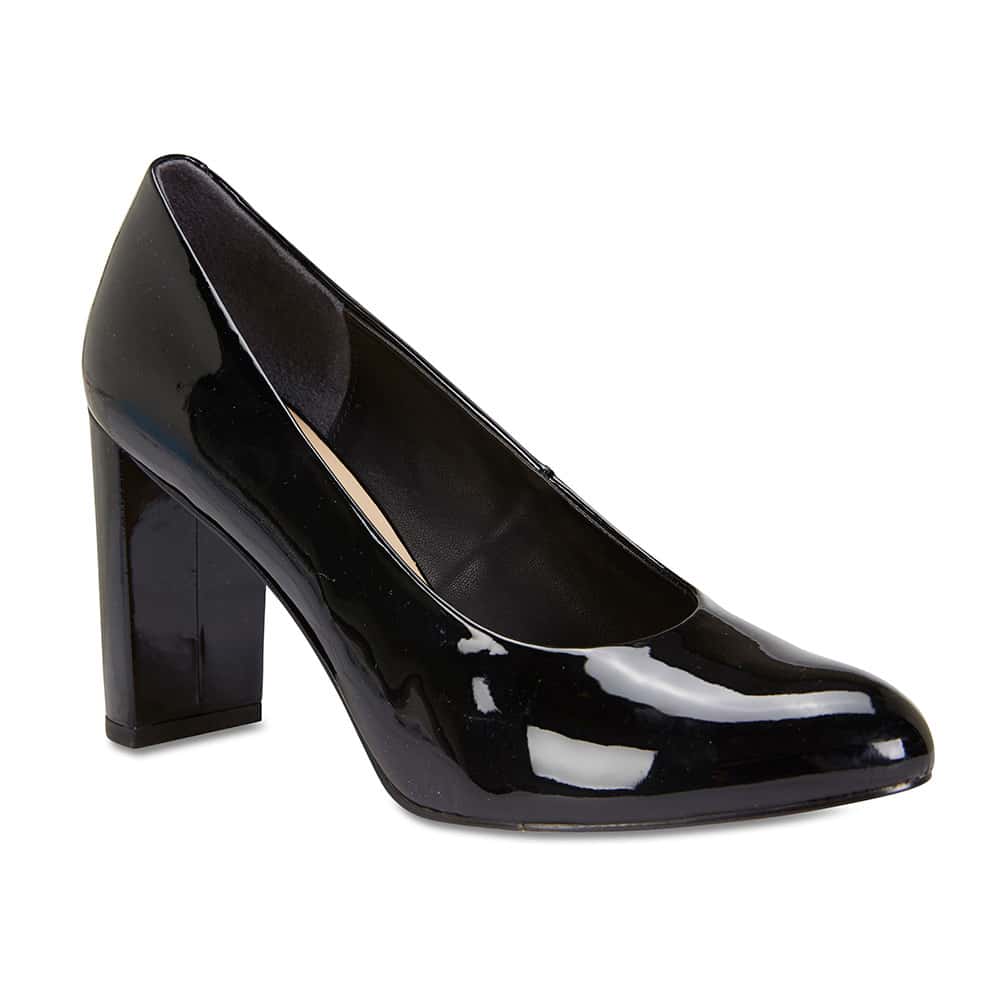 Epic Heel in Black Patent | Jane Debster | Shoe HQ