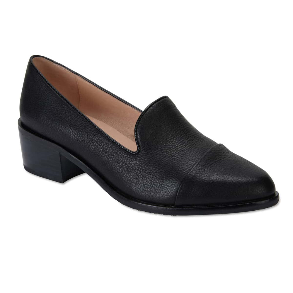 Expert Loafer in Black Leather | Jane Debster | Shoe HQ